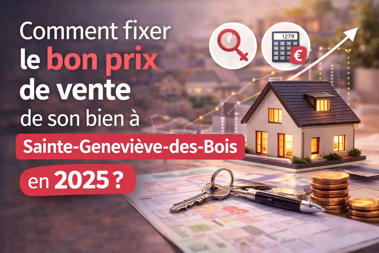 Comment fixer le bon prix de vente de son bien à Sainte-Geneviève-des-Bois
