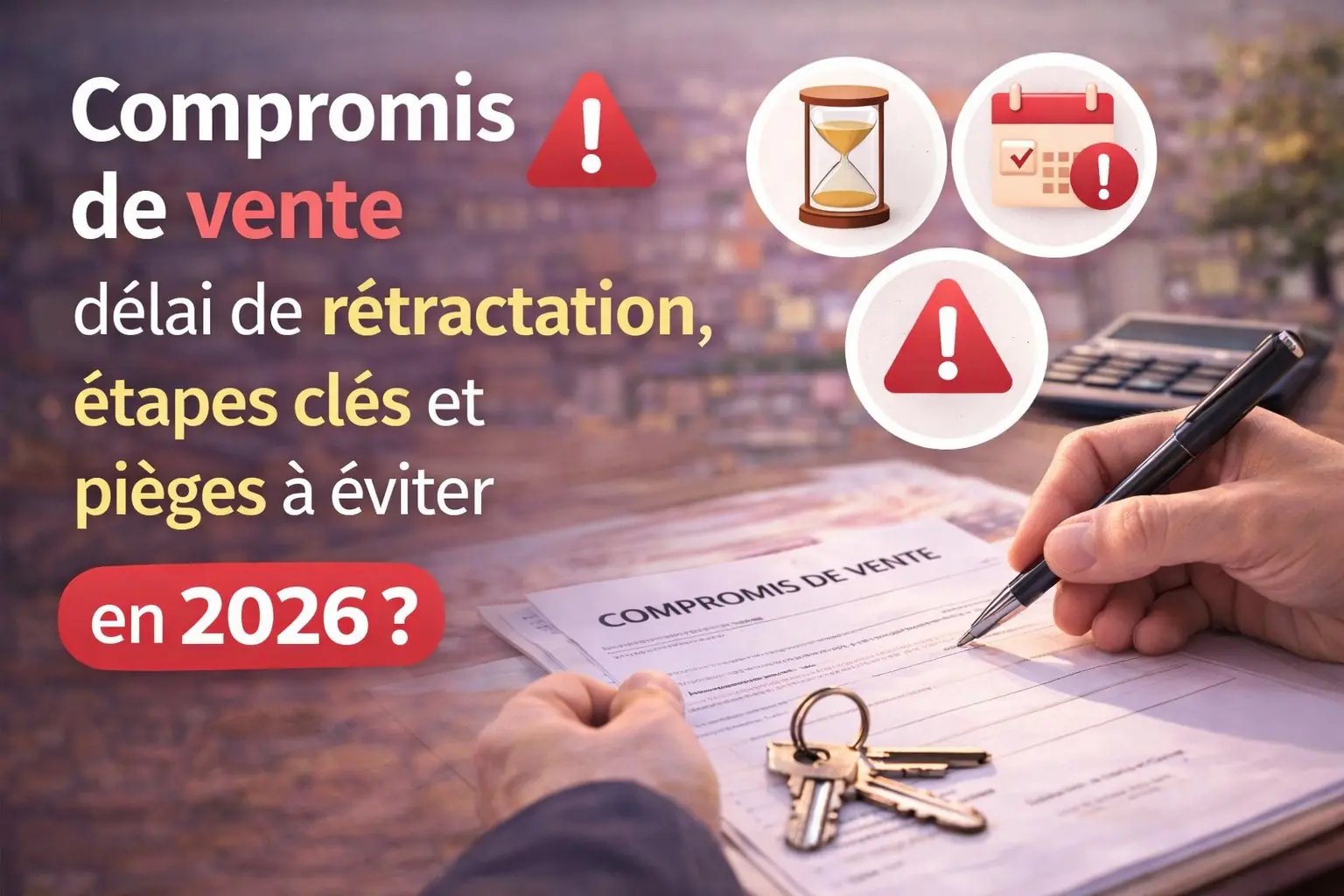 Compromis de vente : délai de rétractation et étapes clés en Essonne